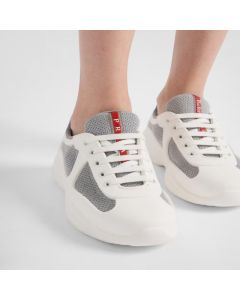 Prada America's Cup Soft rubber and bike fabric sneakers