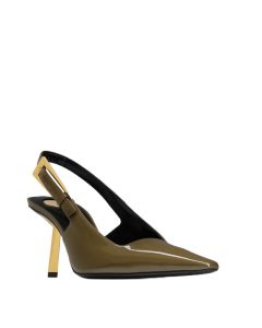 YSL LEE SLINGBACK PUMPS IN PATENT LEATHER