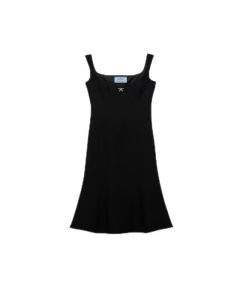 Prada Embroidered cady dress