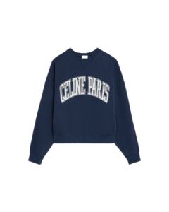 oversized Celine sweatshirt in cotton fleece