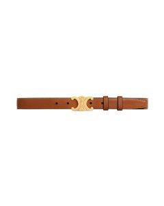 Celine Medium Triomphe Belt in Natural Calfskin