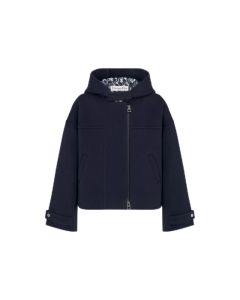 Dior Zipped Peacoat with Hood