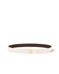 Pretty LV Enamel 20mm Reversible Belt