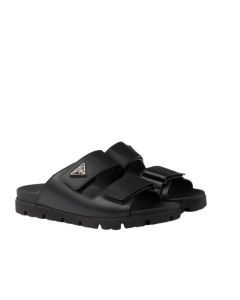 Prada Leather strap sandals