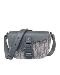 Dior Mini Saddle Messenger Bag with Flap
