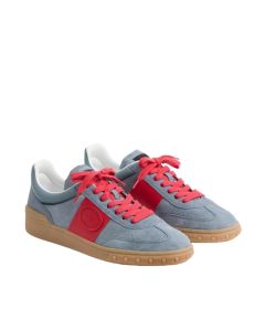 Valentino UPVILLAGE LOW TOP SNEAKER IN SPLIT LEATHER AND CALFSKIN NAPPA