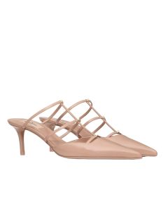 Valentino ROCKSTUD WISPY CALFSKIN MULE