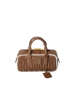 MIU MIU Arcadie matelassé nappa leather bag