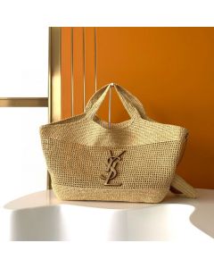 YSL ICARE IN RAFFIA