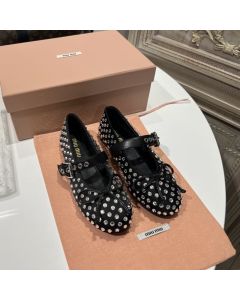 MIU MIU Leather ballerinas