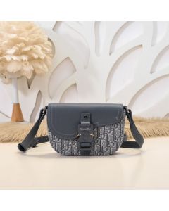 Dior Mini Saddle Messenger Bag with Flap