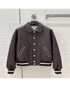 Celine teddy jacket with shirt collar in soft lambskin