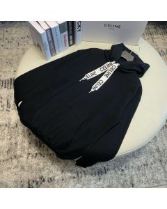 CELINE LOOSE HOODIE IN COTTON FLEECE