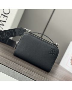 LOEWE Mini crossbody camera bag in soft grained calfskin