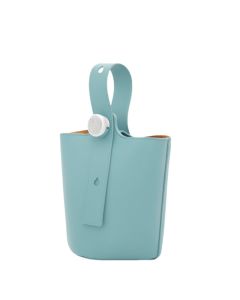 LOEWE Mini Pebble bucket in smooth calfskin