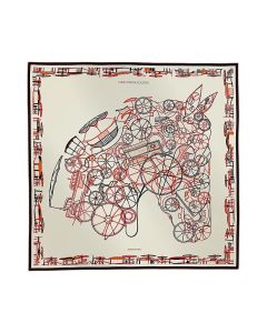 Hermès Complication Equestre scarf 90