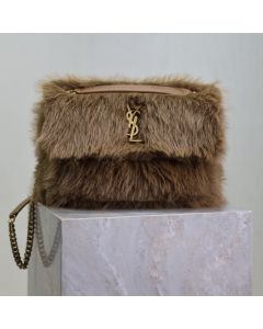 YSL NIKI large in shearling