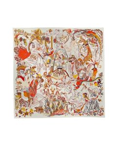 Hermès Emile et Une Nuit scarf 90