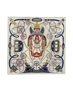 Hermès Stately Wheels scarf 90