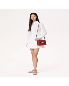 Valentino SMALL ROCKSTUD GRAINY CALFSKIN CROSSBODY BAG