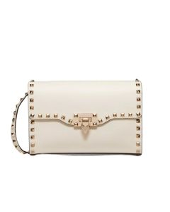 Valentino SMALL ROCKSTUD GRAINY CALFSKIN CROSSBODY BAG
