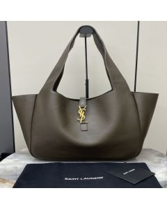 YSL LE 5 À 7 BEA IN GRAINED LEATHER