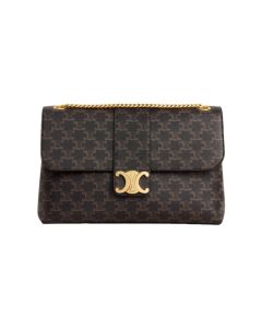 LARGE CELINE VICTOIRE BAG IN TRIOMPHE CANVAS