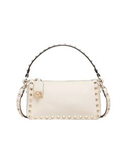 Valentino SMALL ROCKSTUD GRAINY CALFSKIN CROSSBODY BAG