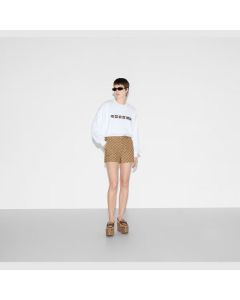 Gucci Printed cotton jersey sweatshirt