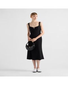 Prada Embroidered cady dress