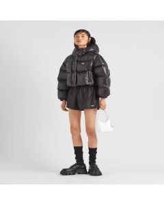 Prada Re-Nylon convertible cropped down jacket