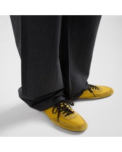 Prada Collapse Re-Nylon and suede elasticized sneakers