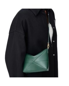 LOEWE Puzzle Fold pouch in shiny nappa calfskin