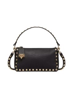 Valentino SMALL ROCKSTUD GRAINY CALFSKIN CROSSBODY BAG
