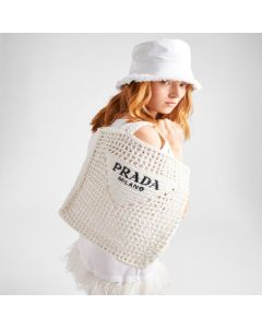 Prada Crochet tote bag