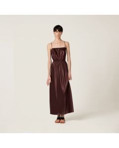 MIU MIU Long satin dress