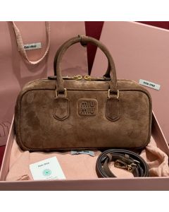 MIU MIU Arcadie suede bag