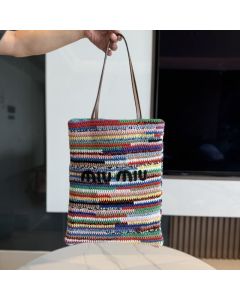 MIU MIU Crochet tote bag