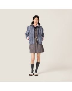 MIU MIU Checked fabric blouson jacket