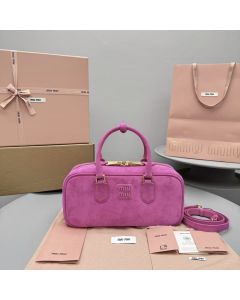 MIU MIU Arcadie suede bag