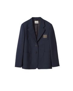 MIU MIU Single-breasted mohair jacket