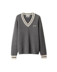 MIU MIU Wool and cashmere V-neck sweater