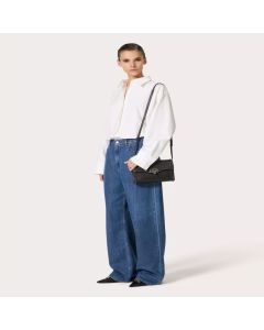 Valentino SMALL ROCKSTUD GRAINY CALFSKIN CROSSBODY BAG