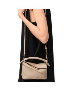LOEWE Mini Puzzle bag in soft grained calfskin