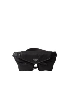 Prada Re-Nylon and leather shoulder bag