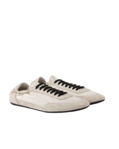 Prada Collapse Re-Nylon and suede elasticized sneakers