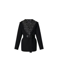 LV Belted Short Wrap Pea Coat