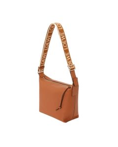 LOEWE Small Cubi crossbody bag in supple smooth calfskin and jacquard