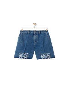 LOEWE Anagram shorts in denim