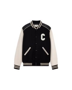 Celine classic teddy jacket in textured wool